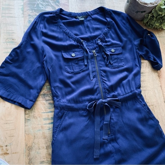AX Armani Exchange Zip Front Adjustable Jumpsuit Size 0P - Picture 10 of 16